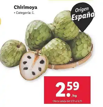 Lidl Chirimoya oferta