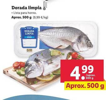 Lidl Dorada limpia oferta