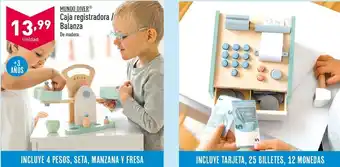ALDI Caja registradora balanza mundo diver oferta
