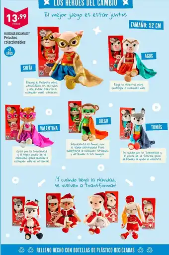 ALDI Peluches coleccionables mi bosque encantado oferta