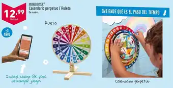 ALDI Calendario perpetuo/ ruleta mundo diver oferta