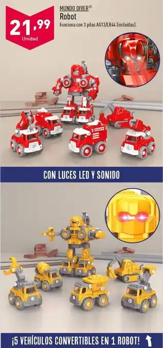 ALDI Robot mundo diver oferta