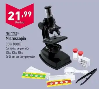 ALDI Miscrocopio con zoom edu toys oferta