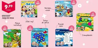 ALDI Juego de mesa ambassador oferta