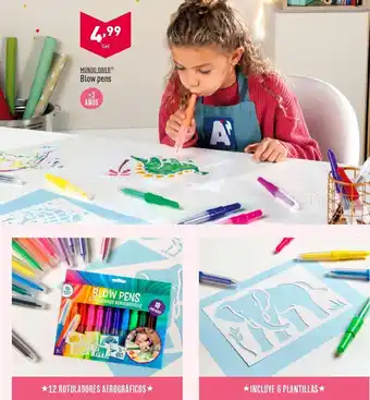 ALDI Blow pens mundo diver oferta
