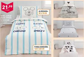 ALDI Funda edredón y almohada disney oferta