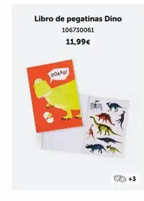 EurekaKids Roaar! libro de pegatinas dino 106730061 11,99€ +3 oferta