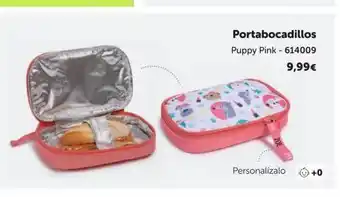 EurekaKids Portabocadillos puppy pink - 614009 9,99€ personalizalo +0 oferta