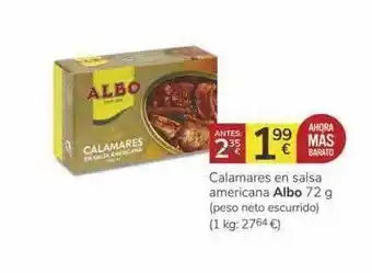 Supermercados Charter Calamares en salsa americana albo oferta