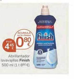 Supermercados Charter Abrillantador lavavajillas finish oferta