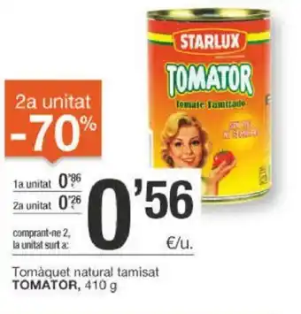 BonpreuEsclat Tomator Tomáquet natural tamisat 410g oferta