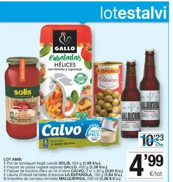 BonpreuEsclat Soli/Gallo/Calvo/La Española/Malquerida 250ml oferta