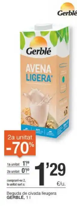 BonpreuEsclat Gerble Beguda de civada lleugera 1L oferta
