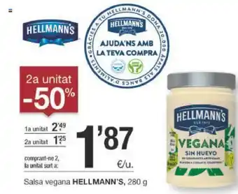 BonpreuEsclat Hellmann's Salsa vegana 280g oferta