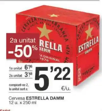 BonpreuEsclat Estrella Damm Cervesa 12 u c 250ml oferta