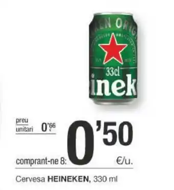 BonpreuEsclat Heineken Cervesa 330ml oferta