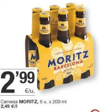 BonpreuEsclat Moritz Cervesa 6 u x 200ml oferta