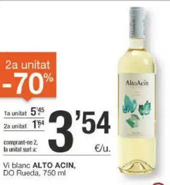BonpreuEsclat Alto Acin Vi blanc Do Rueda 750ml oferta