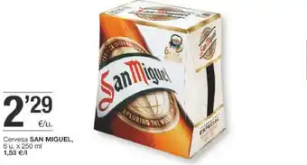 BonpreuEsclat San Miguel Cervesa 6 u x 250ml oferta