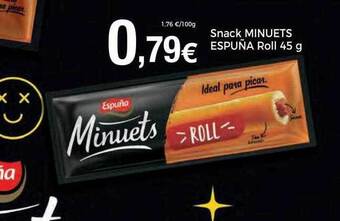 Supermercats Jespac Snack minuets espuña roll oferta