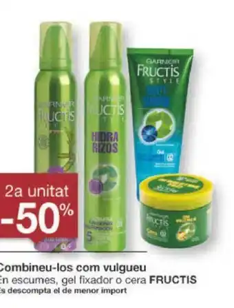 BonpreuEsclat Fructis En escumes, g el fixador o cera oferta