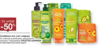BonpreuEsclat Fructis Garnier en cremes suavisants oferta