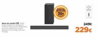 El Corte Inglés Barra de sonido lg oferta