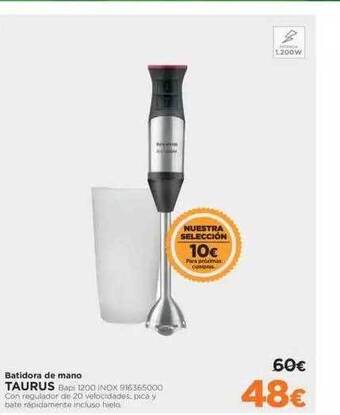 El Corte Inglés Batidora de mano taurus oferta