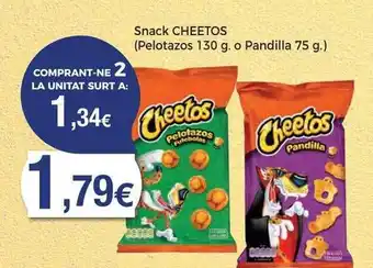 Supermercats Jespac Snack cheetos oferta