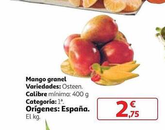 Alcampo Mango granel oferta