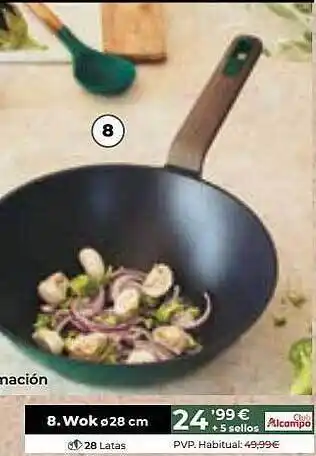 Alcampo Wok ø28cm oferta