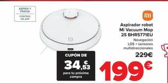 Carrefour Aspirador robot mi vacuum mop 2s bhr5771eu oferta
