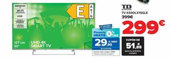 Carrefour Td systems tv k50dlx15gle oferta