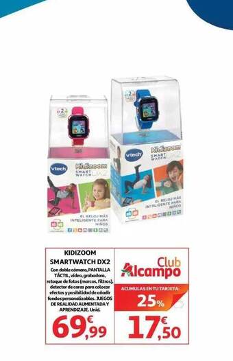Alcampo Kidizoom smartwatch dx2 oferta