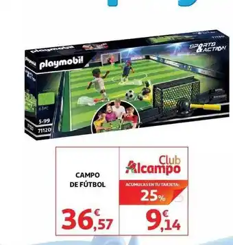 Alcampo Campo de fútbol oferta