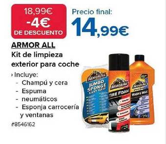 Costco Armor all kit de limpieza exterior para coche oferta