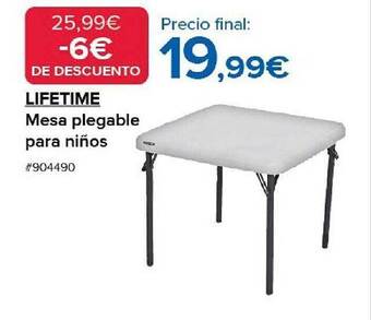 Costco Lifetime mesa plegable para niños oferta