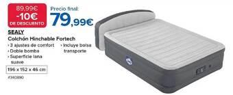 Costco Sealy colchón hinchable fortech oferta