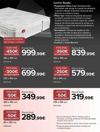 Costco Colchón bayaka oferta