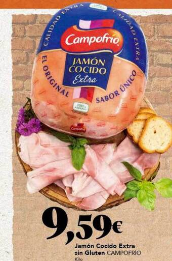 Gadis Jamón cocido extra sin gluten campofrio oferta