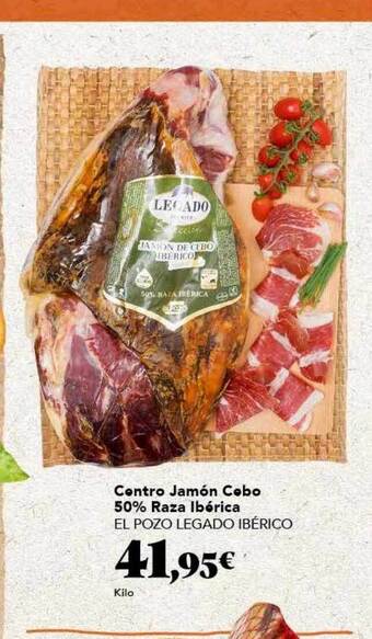Gadis Centro jamón cebo 50% raza ibérica el pozo legado ibérico oferta