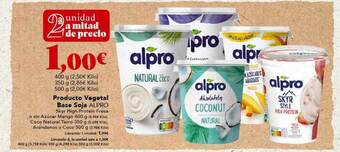 Gadis Producto vegetal base soja alpro oferta