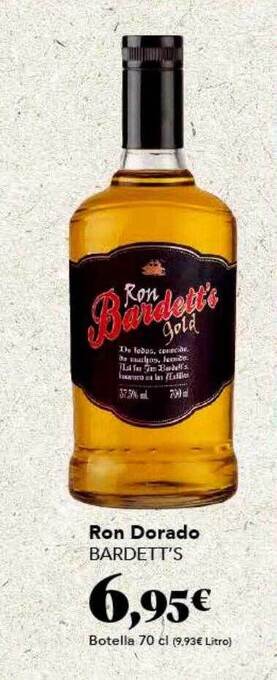 Gadis Ron dorado bardett's oferta