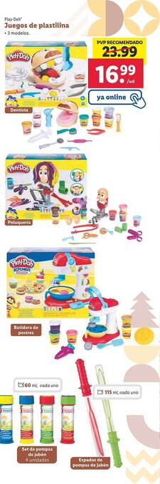 Lidl Play-doh juegos de plastilina oferta