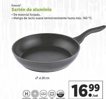 Lidl Ernesto sartén de aluminio oferta