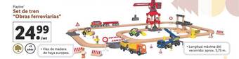 Lidl Playtive set de tren oferta