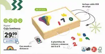 Lidl Playtive caja luminosa oferta
