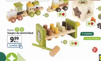 Lidl Playtive juegos de motricidad oferta