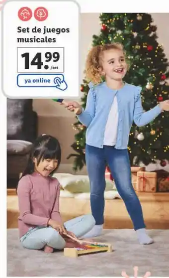 Lidl Set de juegos musicales oferta