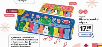 Lidl Playtive alfombra musical mágica oferta